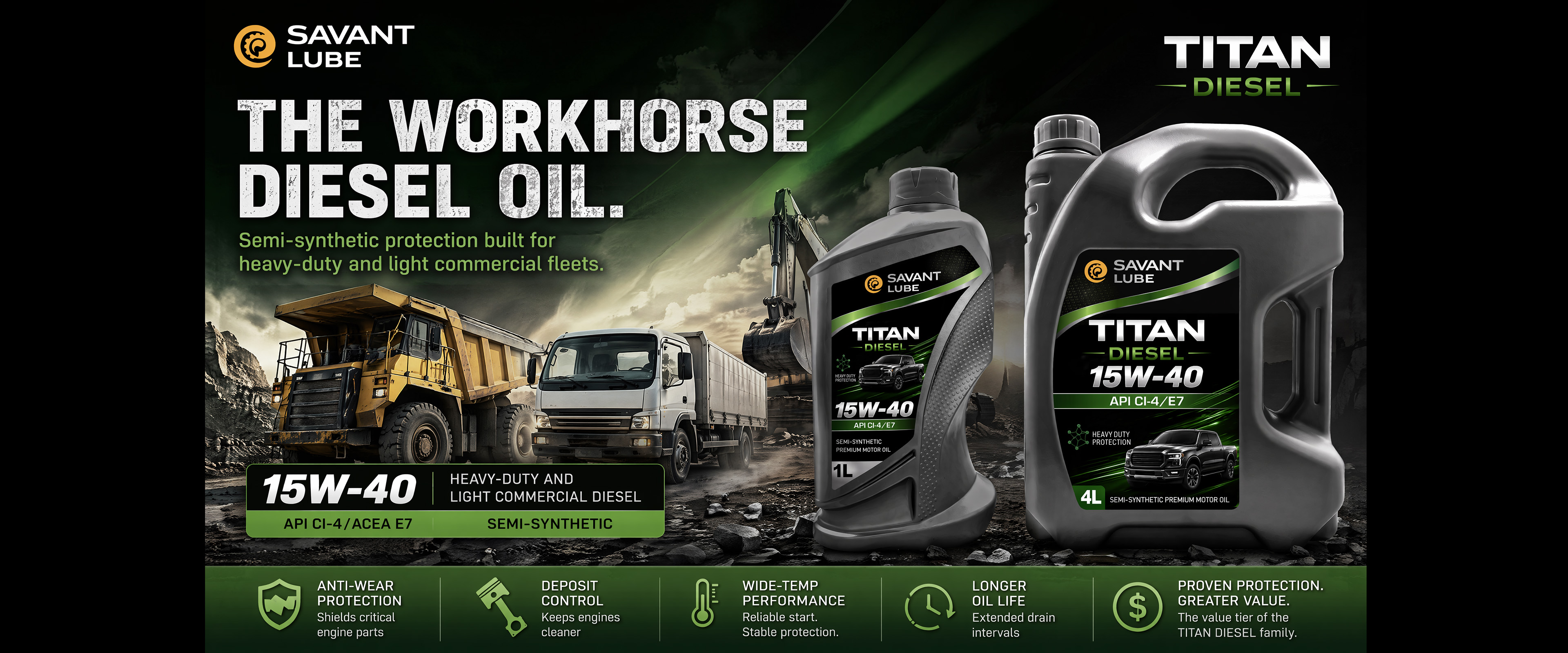 Titan Diesel CI-4 15W
